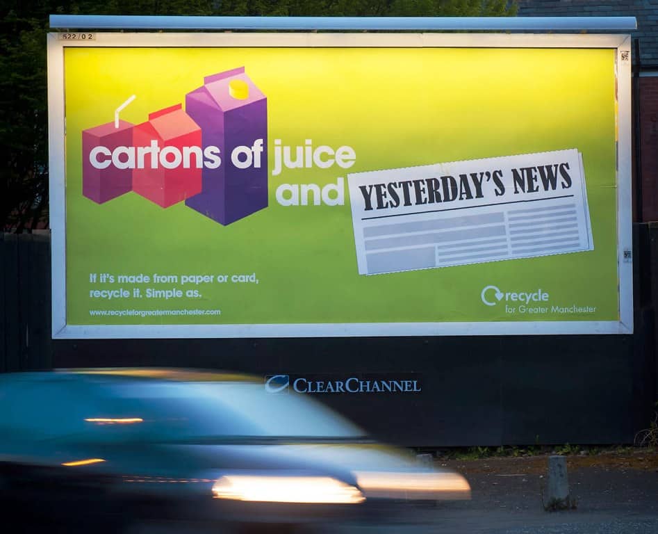 Manchester Local Government Use Billboard Advertising